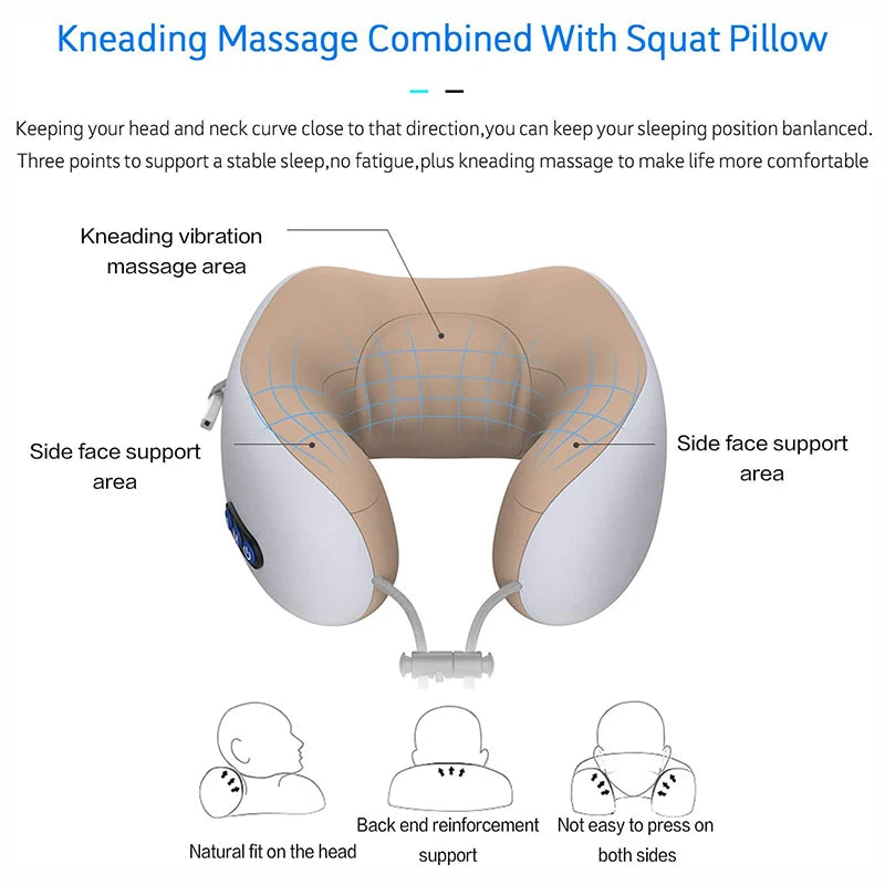 RelaxU™ Pro- Multifunctional Portable U Shaped Electric Neck Massager